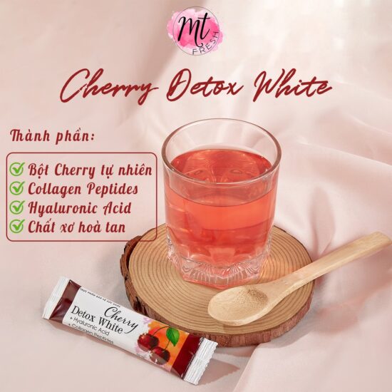 Cherry Detox White sẽ giúp người sử dụng làm đẹp da
